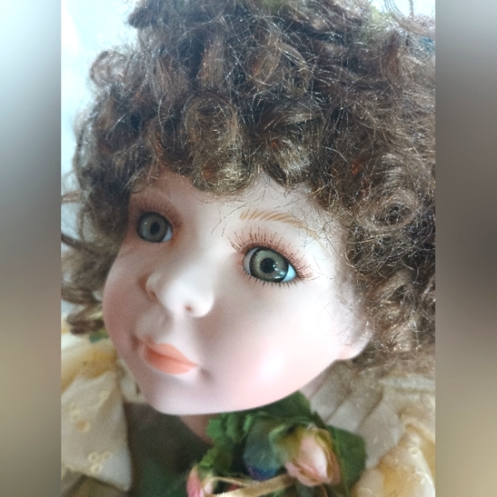 Geppeddo Collector Numbered Series Bisque Porcelain Doll Fairy Jasmine - Picture 3 of 14